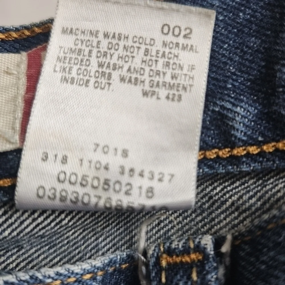 Vintage Levi's 505 Blue Jeans Denim‎ 38x34 Dark Wash Timeless